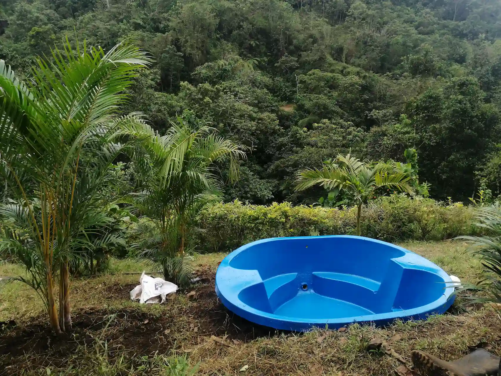 Fachada lateral El Chalet -- casa de madera finca Villacarmelo